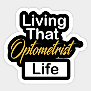 Optometrist Sticker